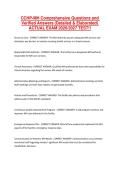 CCHP-MH Comprehensive Questions and Verified Answers &lpar;Detailed & Elaborated&rpar; ACTUAL EXAM 2026-2027 TEST&excl;&excl;&NewLine;