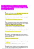 TEST BANK FOR HESI RN FUNDAMENTALS &lpar;NURS 301&rpar;&period; QUESTIONS AND ANSWERS