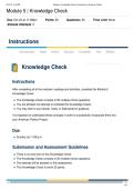 PSC 101 MODULE 5 &vert; KNOWLEDGE CHECK &vert; INTRODUCTION TO AMERICAN POLITICS &vert; WITH COMPLETE SOLUTIONS &vert;ARIZONA COLLEGE
