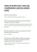 DAVIES SPI REVIEW STUDY GUIDE 2026&NewLine;COMPREHENSIVE QUESTION&ndash;ANSWER&NewLine;DIGEST&NewLine;