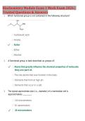 Biochemistry Module Exam 1 Review 2026 &vert; High-Yield Study Guide&comma; Practice Questions & Concept Review