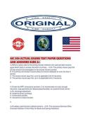 AIC 304 ACTUAL EXAMS TEST PAPER QUESTIONS AND ANSWERS SURE 