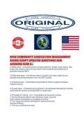 M100 COMMUNITY ASSOCIATION MANAGEMENT EXAMS SCRIPT UPDATED QUESTIONS AND ANSWERS SURE A&period;pdf&NewLine;&NewLine;