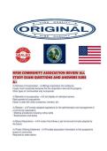 M100 COMMUNITY ASSOCIATION REVIEW ALL STUDY EXAM QUESTIONS AND ANSWERS SURE