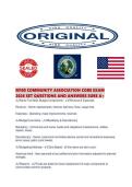 M100 COMMUNITY ASSOCIATION CORE EXAM 2026 SET QUESTIONS AND ANSWERS SURE A&period;pdf