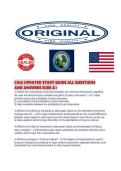 CAIA UPDATED STUDY GUIDE ALL QUESTIONS AND ANSWERS SURE