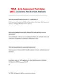 TDLR Mold Assessment Technician &lpar;MAT&rpar; Exam Questions and Correct Answers