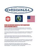 NURS 640 REVIEW EXAM ALL TEST QUESTIONS AND ANSWERS SURE 