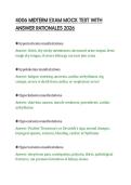 4006 MIDTERM EXAM MOCK TEST WITH &NewLine;ANSWER RATIONALES 2026