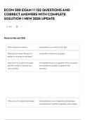 ECON 300 EXAM 1 &vert; 122 QUESTIONS AND CORRECT ANSWERS WITH COMPLETE SOLUTION &vert; NEW 2026 UPDATE