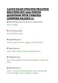 AAFCS EXAM UPDATED PRACTICE &NewLine;SOLUTION SET 2026 TESTED &NewLine;QUESTIONS WITH VERIFIED &NewLine;ANSWERS GRADED A&plus;
