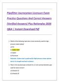 Pipefitter Journeyman Licensure Exam &NewLine;Practice Questions And Correct Answers &NewLine;&lpar;Verified Answers&rpar; Plus Rationales 2026 &NewLine;Q&A &vert; Instant Download Pdf 