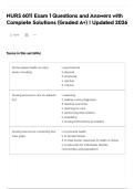 NURS 6011 Exam 1 Questions and Answers with Complete Solutions &lpar;Graded A&plus;&rpar; &vert; Updated 2026