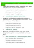 BSN 206 Wound Care Complete Review 2026 &vert; High-Yield Nursing Study Guide & Practice Concepts