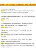 NAB Study Guide Questions Exam Newest 2026 Questions and Correct Answers &lpar;Latest 2026 &sol; 2027 Update&rpar; Graded A&plus; Verified by Experts