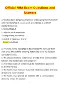 NAB NHA Exam Questions Exam Newest 2026 Questions and Correct Answers &lpar;Latest 2026 &sol; 2027 Update&rpar; Graded A&plus; Verified by Experts