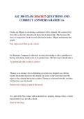 AIC 300 EXAM 2026&sol;2027 QUESTIONS AND CORRECT ANSWERS GRADED A&plus;