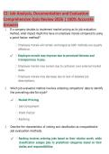 C2&colon; Job Analysis&comma; Documentation & Evaluation Review 2026 &vert; Comprehensive Study Guide & Practice Quiz
