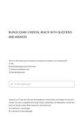 NUR631 Exam 3 Questions & Answers &vert; Real Exam-Level Practice&comma; Verified Solutions & NCLEX-RN First Attempt Success