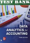 Test Bank for Data Analytics for Accounting&comma; 3rd Edition by Vernon Richardson