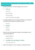 WGU C215 OA Comprehensive Final Review 2026 &vert; High-Yield Study Guide & Practice Concepts