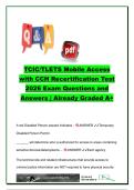 TCIC&sol;TLETS EXAM COMPLETE PACKAGE DEAL