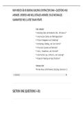 NEW MEXICO GB-98 GENERAL BUILDING CONTRACTOR EXAM &ndash; QUESTIONS AND&NewLine;ANSWERS &vert; VERIFIED AND WELL DETAILED ANSWERS &vert; PLUS RATIONALES &vert;&NewLine;GUARANTEED PASS &vert; LATEST EXAM UPDATE