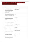 ASCP CERTIFICATION EXAM QUESTIONS WITH CORRECT VERIFIED ANSWERS