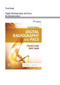 Test Bank &ndash; Digital Radiography and PACS&comma; 4th Edition by Christi Carter &lpar;All Chapters Covered&rpar;