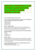 NURS-B260 FUNDAMENTALS EXAM &NewLine;&num;3 PRACTICE QUESTIONS WITH &NewLine;100&percnt; DETAILED CORRECT &NewLine;ANSWERS 2025&sol;2026NURS-B260 FUNDAMENTALS EXAM &NewLine;&num;3 PRACTICE QUESTIONS WITH &NewLine;100&percnt; DETAILED CORRECT &NewLine;ANSWERS 2025&sol;2026&NewLine;