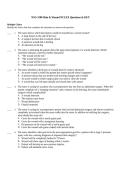 NSG 3100 Skin & Wound NCLEX Questions & KEY SUMMER 2026 Galen