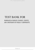 test bank for marriages & families&colon; changes&comma; choices&comma; and constraints by nijole v&period; benokraitis