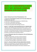 NURS 100 FUNDAMENTALS QUIZ 2 &NewLine;WITH 100&percnt; DETAILED CORRECT &NewLine;ANSWERS 2025&sol;2026 STUDY