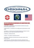 ISA 235 UPDATED EXAMINERS SET QUESTIONS AND ANSWERS SURE