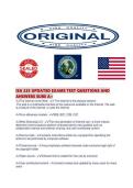 ISA 235 UPDATED EXAMS TEST QUESTIONS AND ANSWERS SURE 