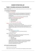 Samenvatting International Law - 18&sol;20 