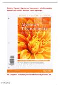 Solution Manual &ndash; Algebra and Trigonometry with Corequisite Support &lpar;5th Edition&rpar;&NewLine;Beecher&comma; Penna & Bittinger &vert; Complete Step-by-Step Solutions &vert; Rated A&plus;
