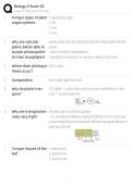 BIOLOGY  II EXAM &num;2 2026 ACTUAL &NewLine;QUESTIONS WITH VERIFIED &NewLine;SOLUTIONS&period;