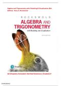 Solution Manual &ndash; Algebra and Trigonometry with Modeling & Visualization &lpar;6th Edition&rpar;&NewLine;Gary K&period; Rockswold &vert; Complete Step-by-Step Solutions &vert; Rated A&plus;