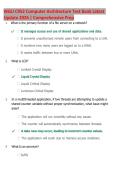 WGU C952 Computer Architecture Review 2026 &vert; High-Yield Study Guide & Practice Concepts