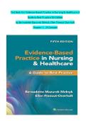test bank for evidence-based practice in nursing & healthcare&colon; a guide to best practice 5th edition by bernadette mazurek melnyk and ellen fineout-overholt chapters 1-23 complete