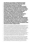 The Ultimate and Complete CCI Registered Cardiac Sonographer &lpar;RCS&rpar; Certification Study Guide 2025&comma; Covering Cardiac Anatomy and Physiology&comma; Echocardiography Principles and Ultrasound Physics&comma; Transthoracic and Transesophageal Echocardiography&comma; Doppler Ima