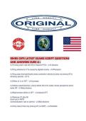 IBHRE CEPS LATEST EXAMS SCRIPT QUESTIONS AND ANSWERS SURE