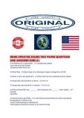 IBHRE UPDATED EXAMS TEST PAPER QUESTIONS AND ANSWERS SURE 