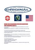 IBHRE 2026 EXAMINERS UPDATED QUESTIONS AND ANSWERS SURE 