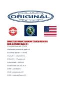 IBHRE CORE MAIN EXAMINATION QUESTIONS AND ANSWERS SURE 