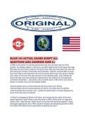 BLAW 341 ACTUAL EXAMS SCRIPT ALL QUESTIONS AND ANSWERS SURE 