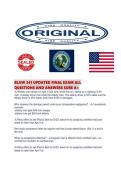 BLAW 341 UPDATED FINAL EXAM ALL QUESTIONS AND ANSWERS SURE