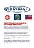 BLAW 341 UPDATED EVALUATION EXAM ALL QUESTIONS AND ANSWERS SURE
