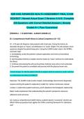 NUR 643E ADVANCED HEALTH ASSESSMENT FINAL EXAM 2026&sol;2027 &vert; Newest Actual Exam 2 Versions A & B &vert; Complete 220 Questions with Correct Detailed Answers &vert; Already Graded A&plus; &vert; Pass Guaranteed&NewLine;&NewLine;